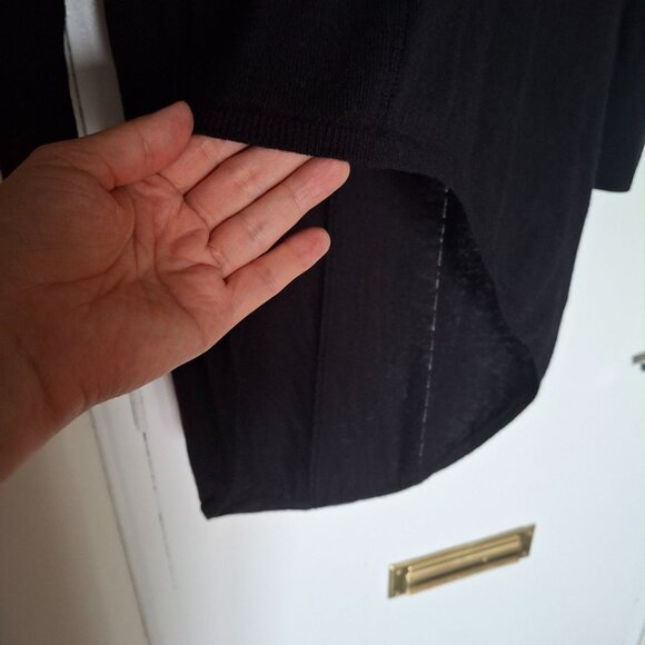 Marciano Flowy Tunic with Asymmetric Hem, Viscose and Wool Blend, Size S - Picture 5 of 10